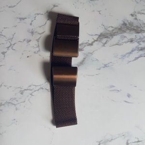 Two Charge 2 Fitbit Bands -Coffee and Black